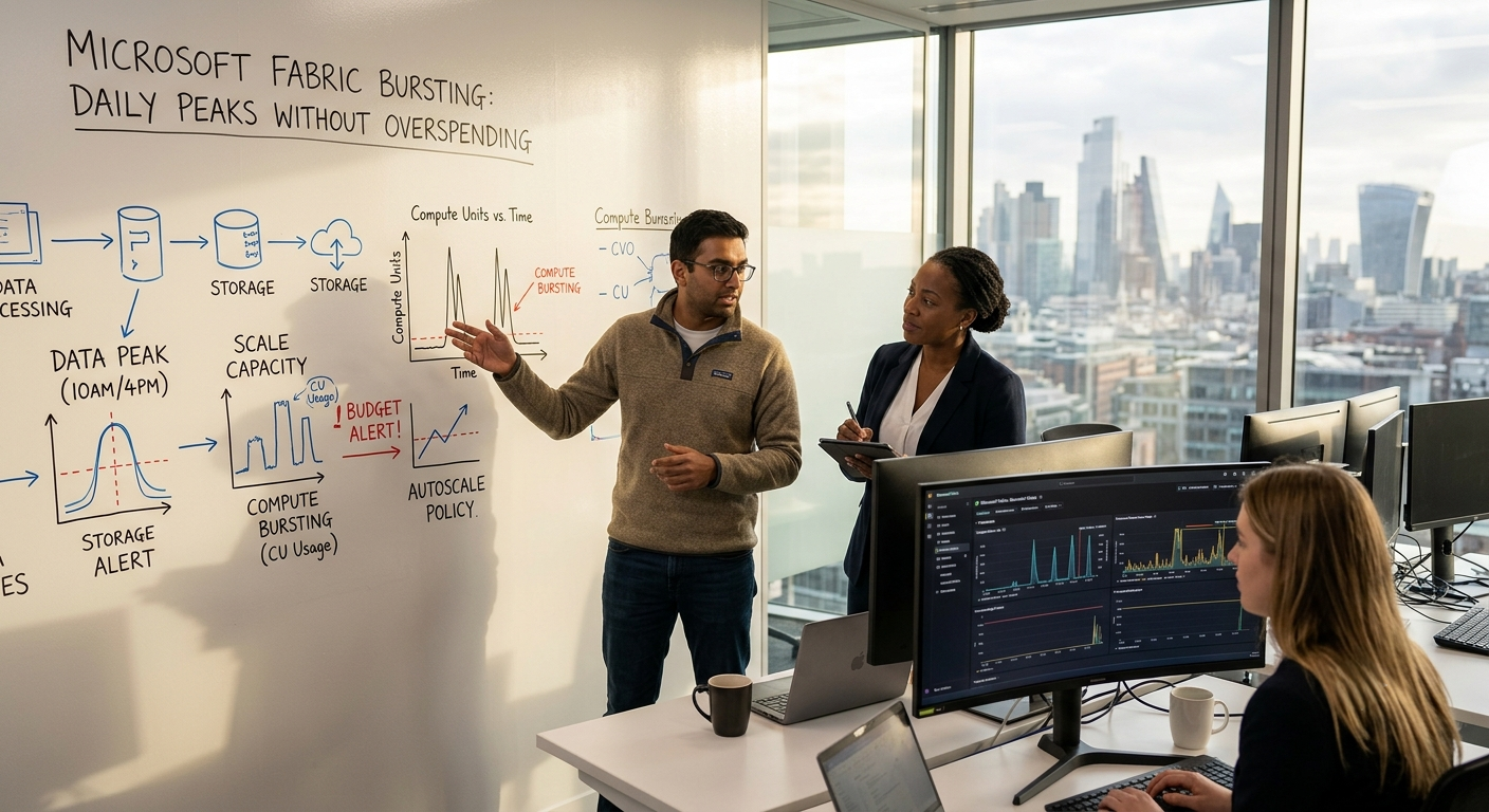 Microsoft Fabric Bursting in the Real World: How to Handle Daily Capacity Peaks Without Overspending